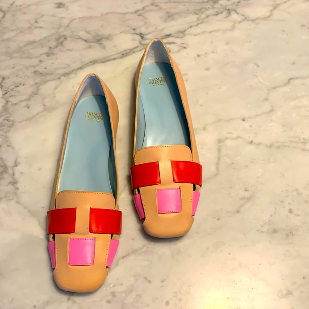 Frances Valentine loafer flats, almost new